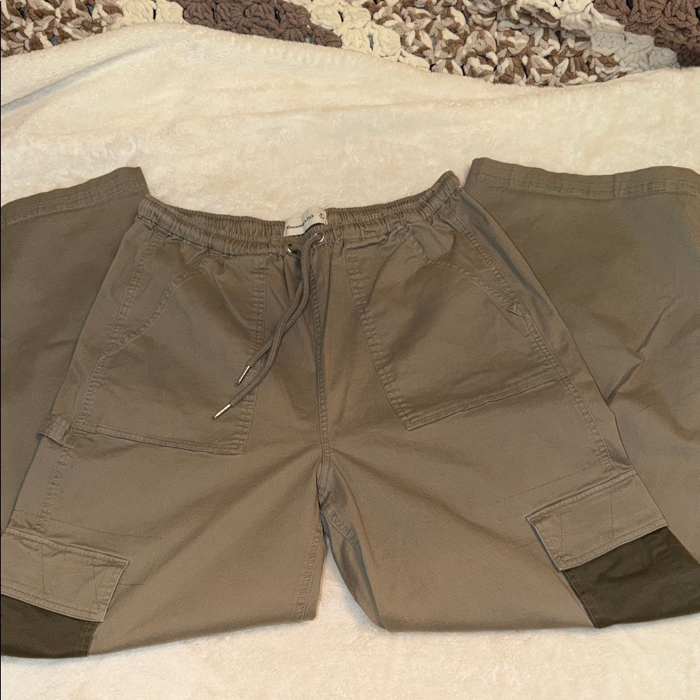 Abercrombie & Fitch Olive Cargo Pants